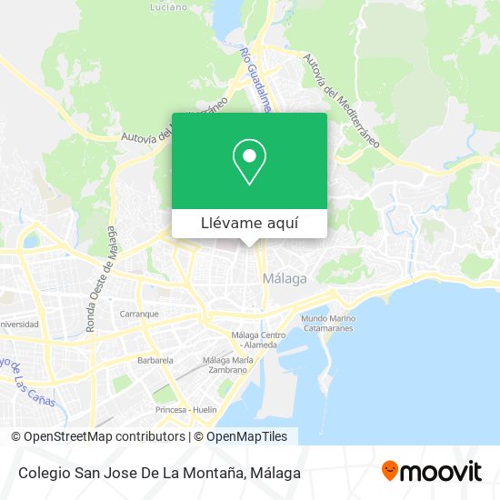 Mapa Colegio San Jose De La Montaña