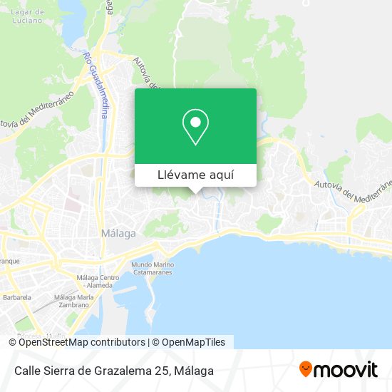 Mapa Calle Sierra de Grazalema 25