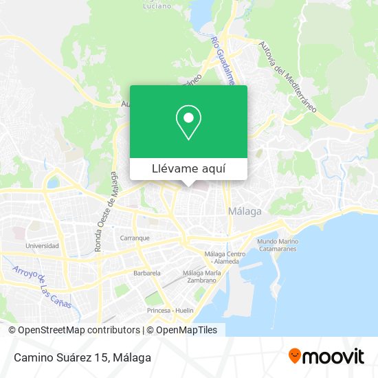 Mapa Camino Suárez 15