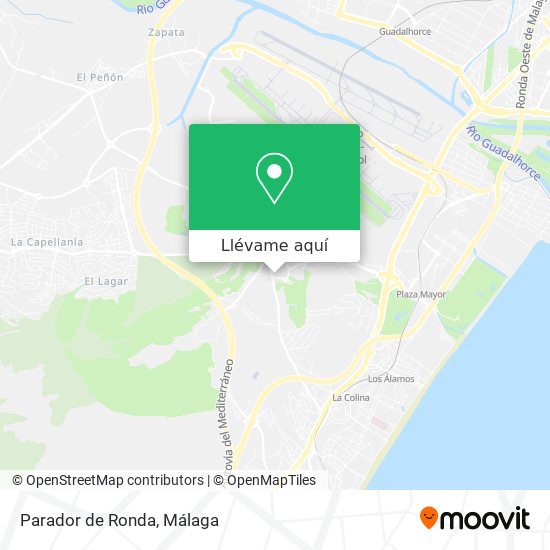 Mapa Parador de Ronda