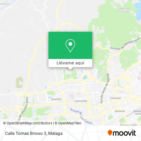 Mapa Calle Tomas Brioso 3