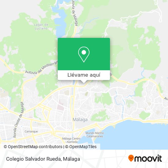 Mapa Colegio Salvador Rueda