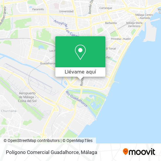 Mapa Polígono Comercial Guadalhorce