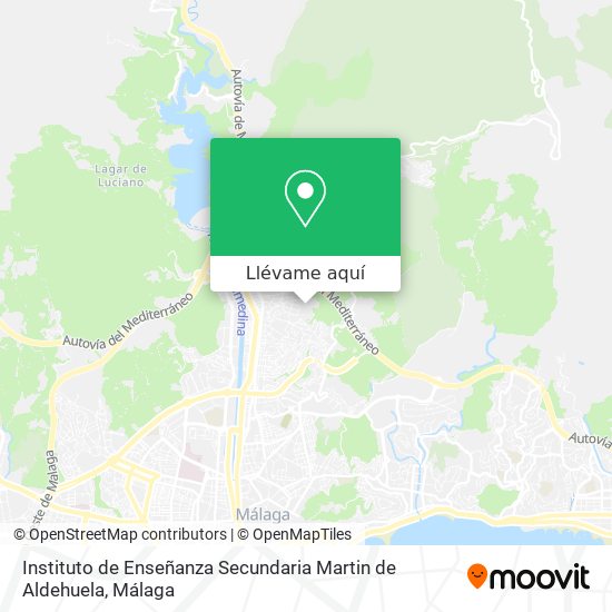 Mapa Instituto de Enseñanza Secundaria Martin de Aldehuela