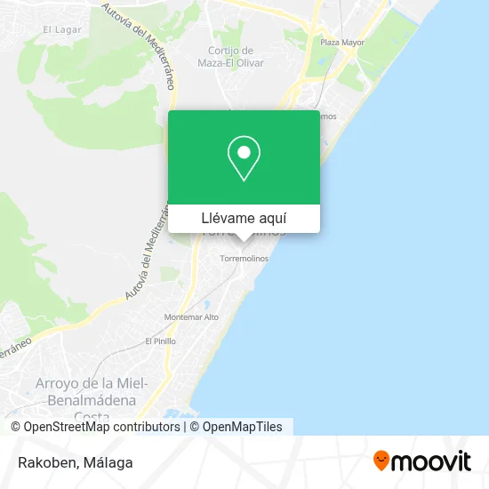 Mapa Rakoben