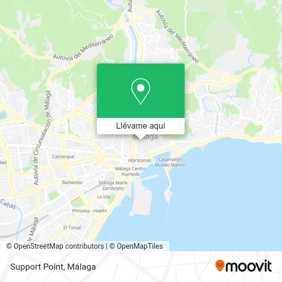 Mapa Support Point
