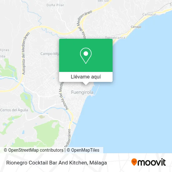 Mapa Rionegro Cocktail Bar And Kitchen