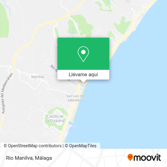 Mapa Rio Manilva