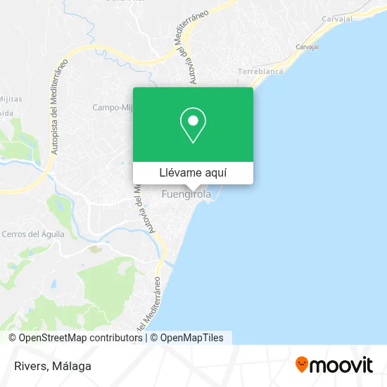 Mapa Rivers