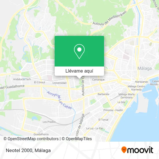 Mapa Neotel 2000