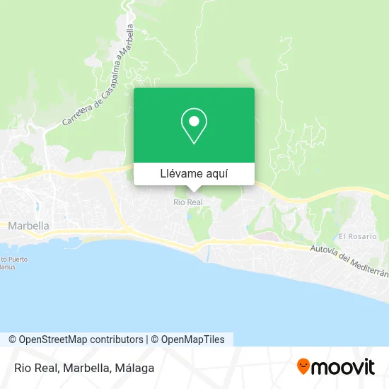 Mapa Rio Real, Marbella