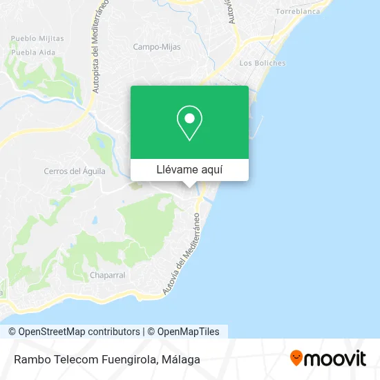 Mapa Rambo Telecom Fuengirola