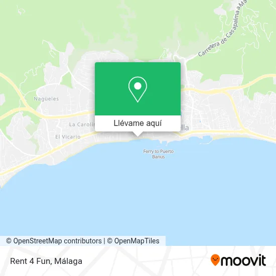 Mapa Rent 4 Fun