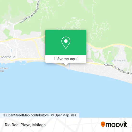 Mapa Rio Real Playa