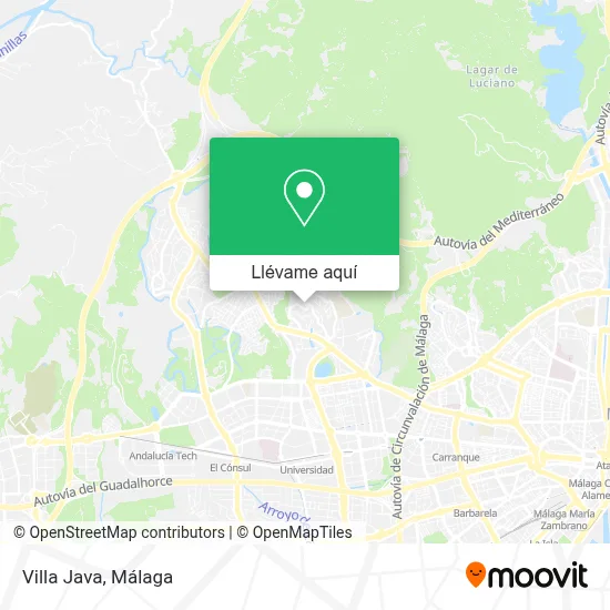 Mapa Villa Java