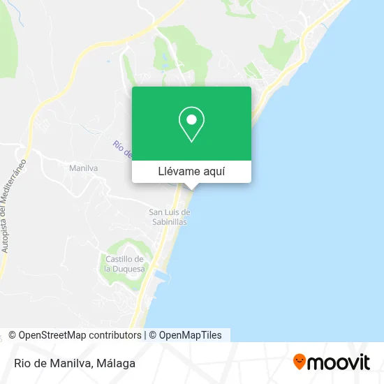 Mapa Rio de Manilva