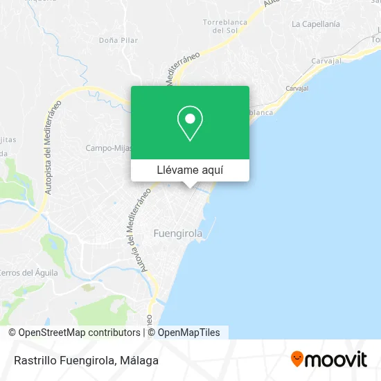 Mapa Rastrillo Fuengirola