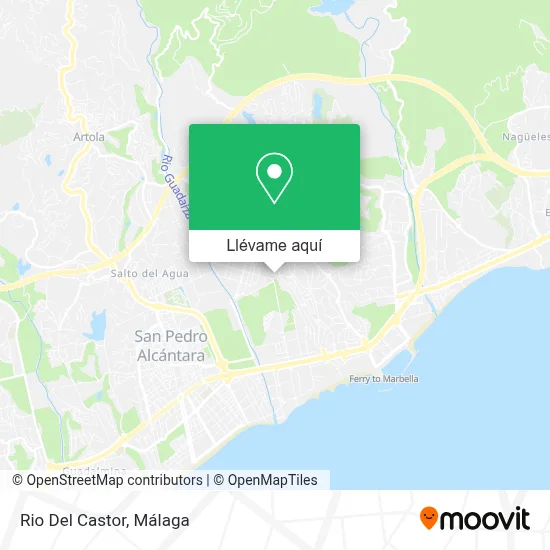 Mapa Rio Del Castor