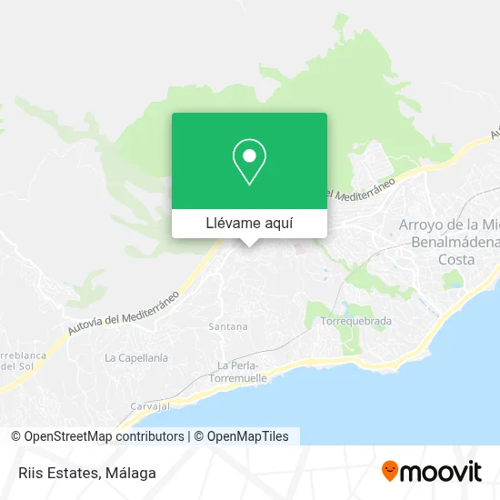 Mapa Riis Estates