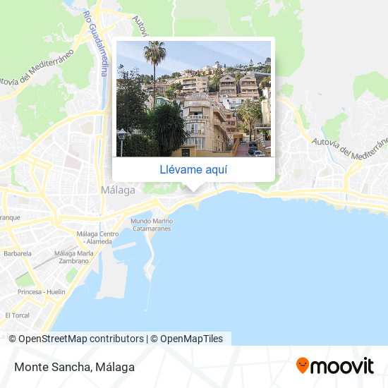 Mapa Monte Sancha