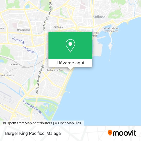 Mapa Burger King Pacifico