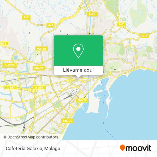 Mapa Cafeteria Galaxia