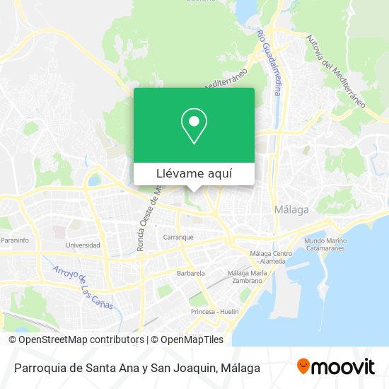 Mapa Parroquia de Santa Ana y San Joaquin