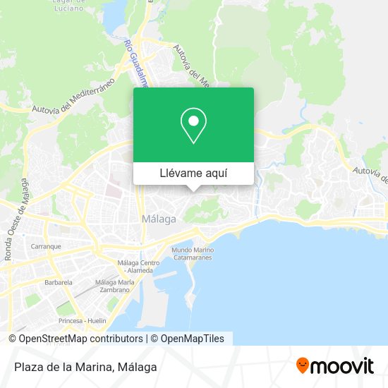 Mapa Plaza de la Marina