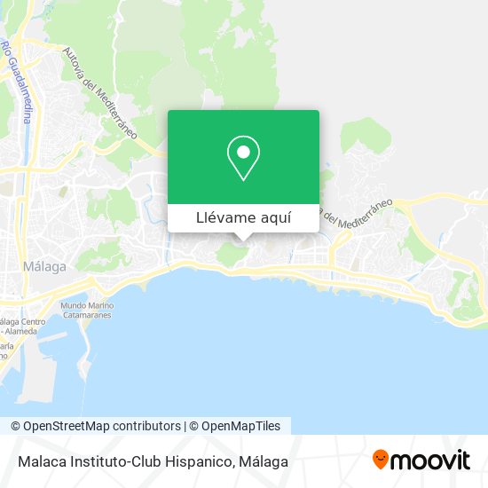 Mapa Malaca Instituto-Club Hispanico