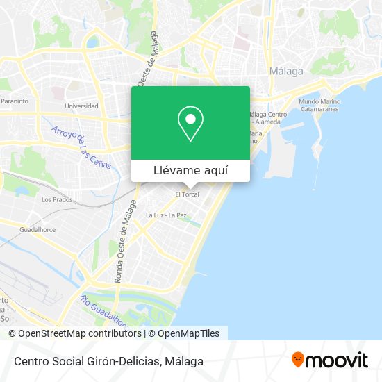 Mapa Centro Social Girón-Delicias