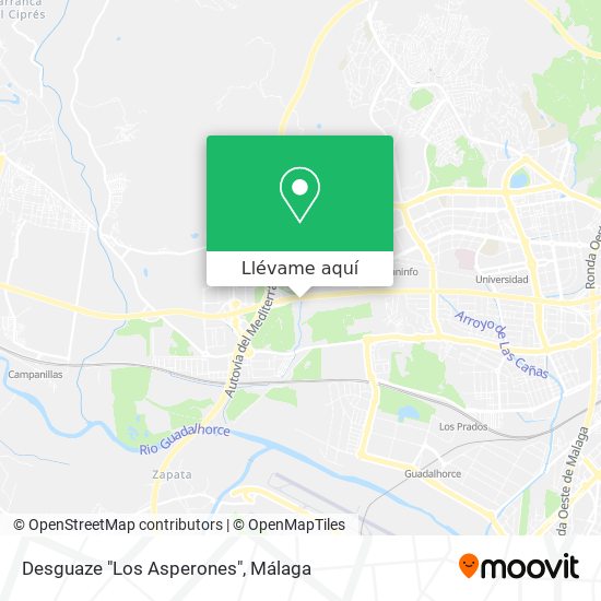 Mapa Desguaze "Los Asperones"