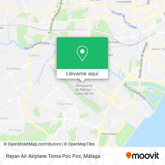 Mapa Rayan Air Airplane Toma Poc Poc