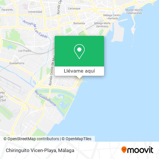 Mapa Chiringuito Vicen-Playa