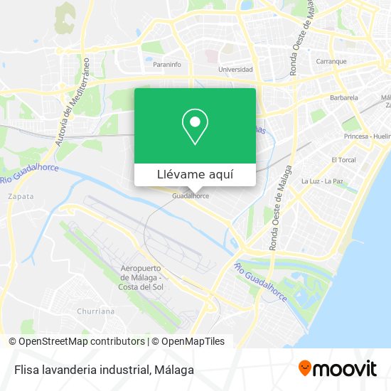 Mapa Flisa lavanderia industrial