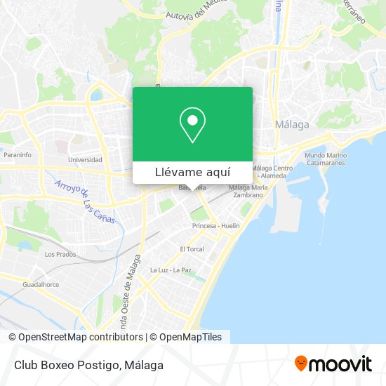 Mapa Club Boxeo Postigo