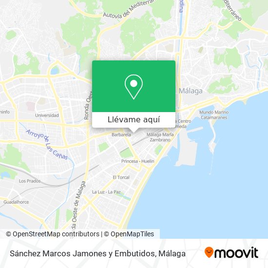 Mapa Sánchez Marcos Jamones y Embutidos