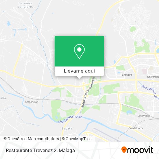 Mapa Restaurante Trevenez 2