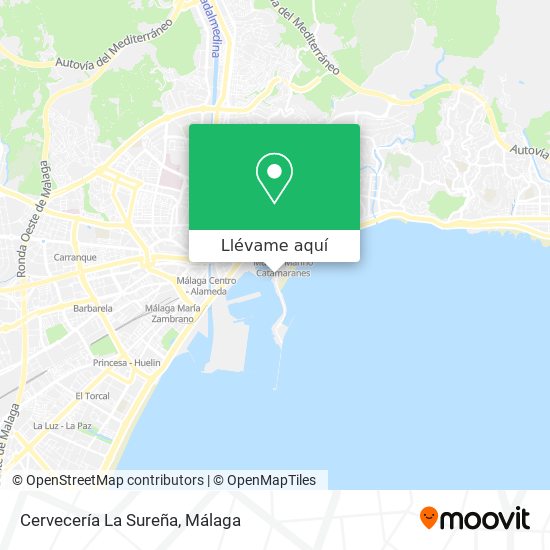 Mapa Cervecería La Sureña