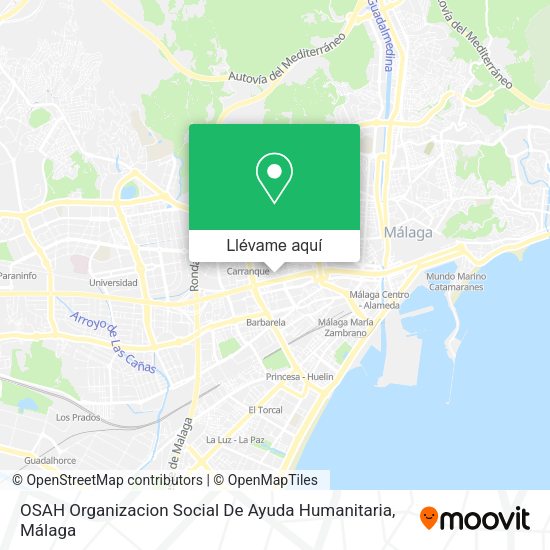 Mapa OSAH Organizacion Social De Ayuda Humanitaria