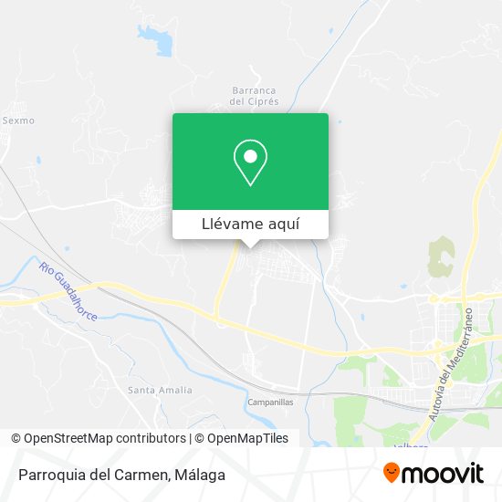 Mapa Parroquia del Carmen