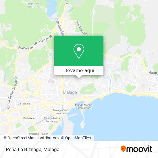 Mapa Peña La Biznaga
