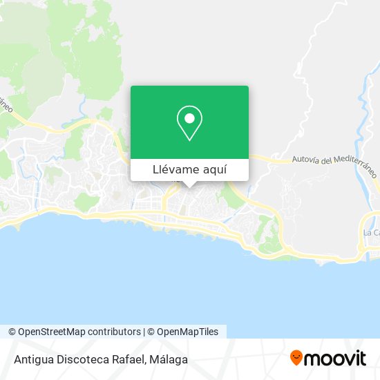 Mapa Antigua Discoteca Rafael