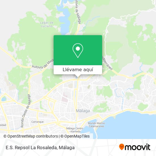 Mapa E.S. Repsol La Rosaleda