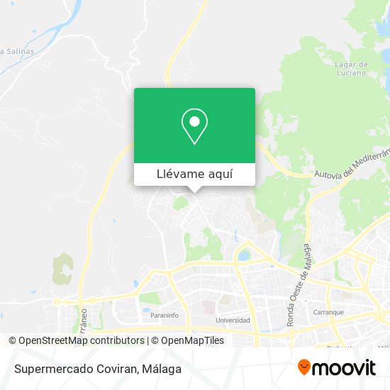 Mapa Supermercado Coviran