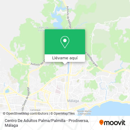 Mapa Centro De Adultos Palma / Palmilla - Prodiversa
