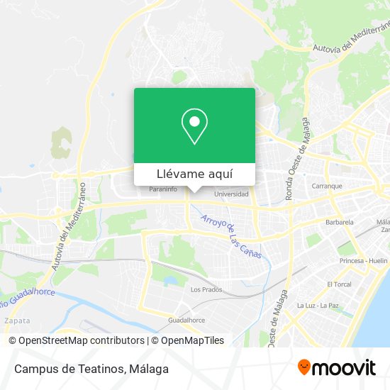 Mapa Campus de Teatinos