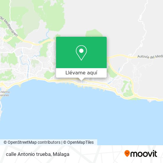 Mapa calle Antonio trueba