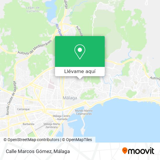Mapa Calle Marcos Gómez
