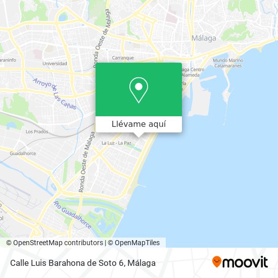Mapa Calle Luis Barahona de Soto 6
