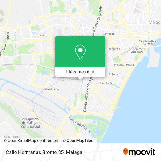 Mapa Calle Hermanas Bronte 85